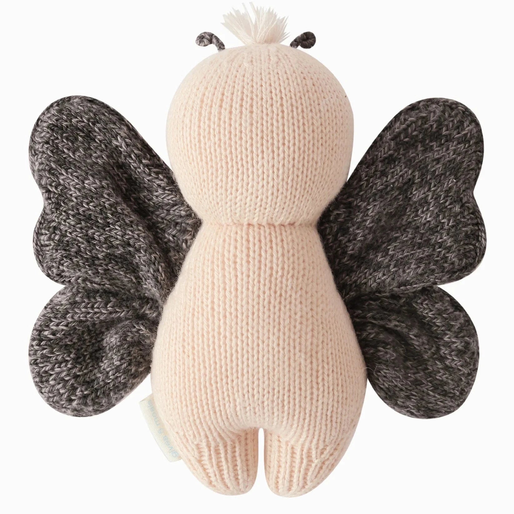 Baby Butterfly Peach Hand Knit Doll - 7" cuddle+kind Lil Tulips