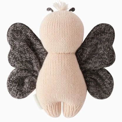 Baby Butterfly Peach Hand Knit Doll - 7" cuddle+kind Lil Tulips