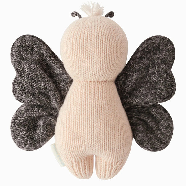 Baby Butterfly Peach Hand Knit Doll - 7" cuddle+kind Lil Tulips
