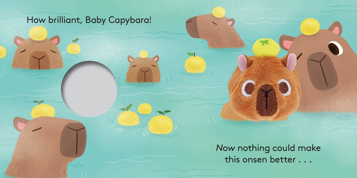 Baby Capybara Finger Puppet Book Chronicle Books Lil Tulips