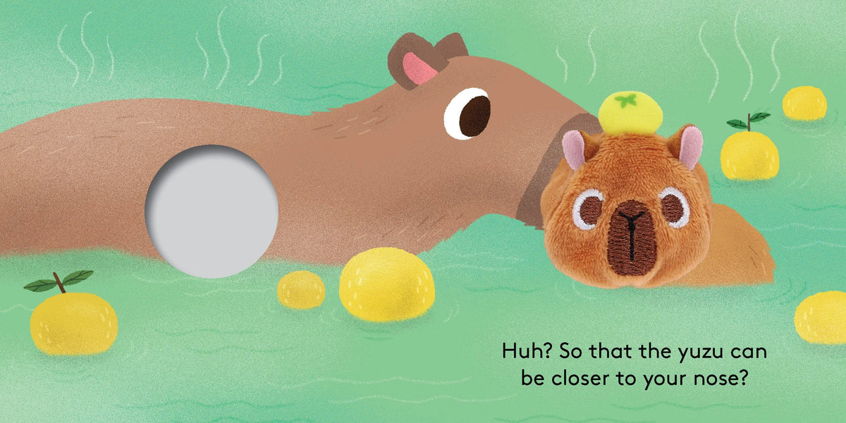 Baby Capybara Finger Puppet Book Chronicle Books Lil Tulips