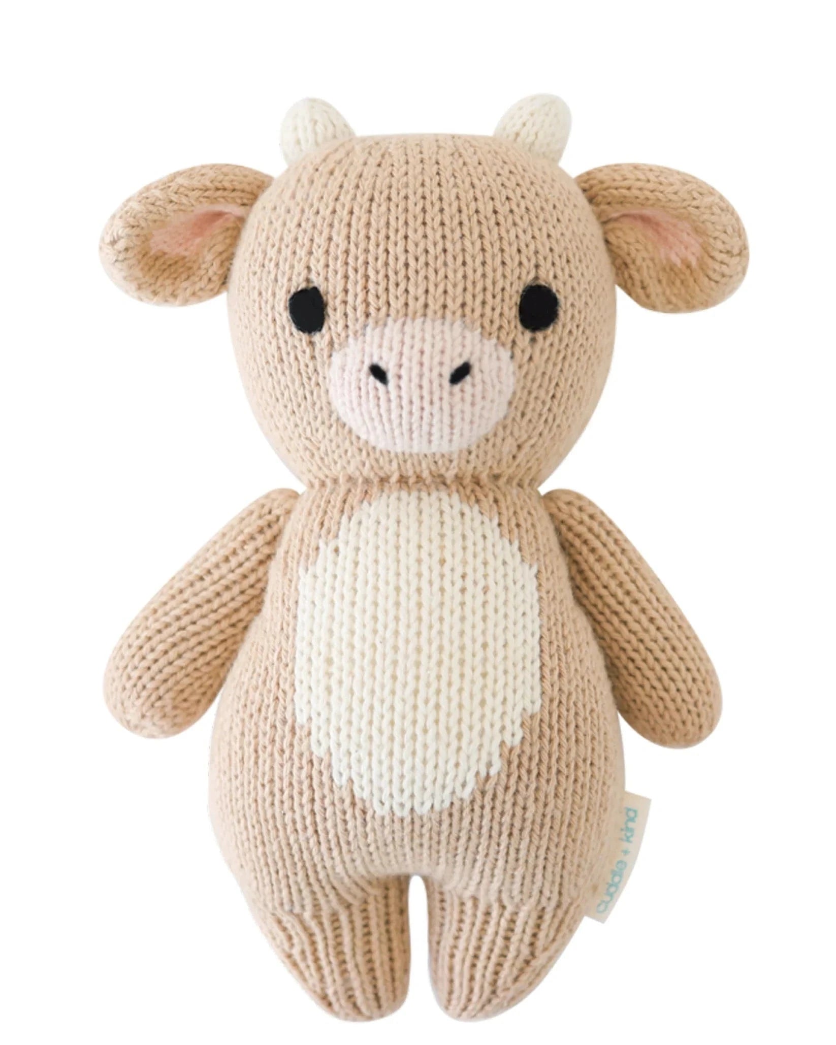 Baby cow Jersey Hand Knit cuddle+kind Lil Tulips