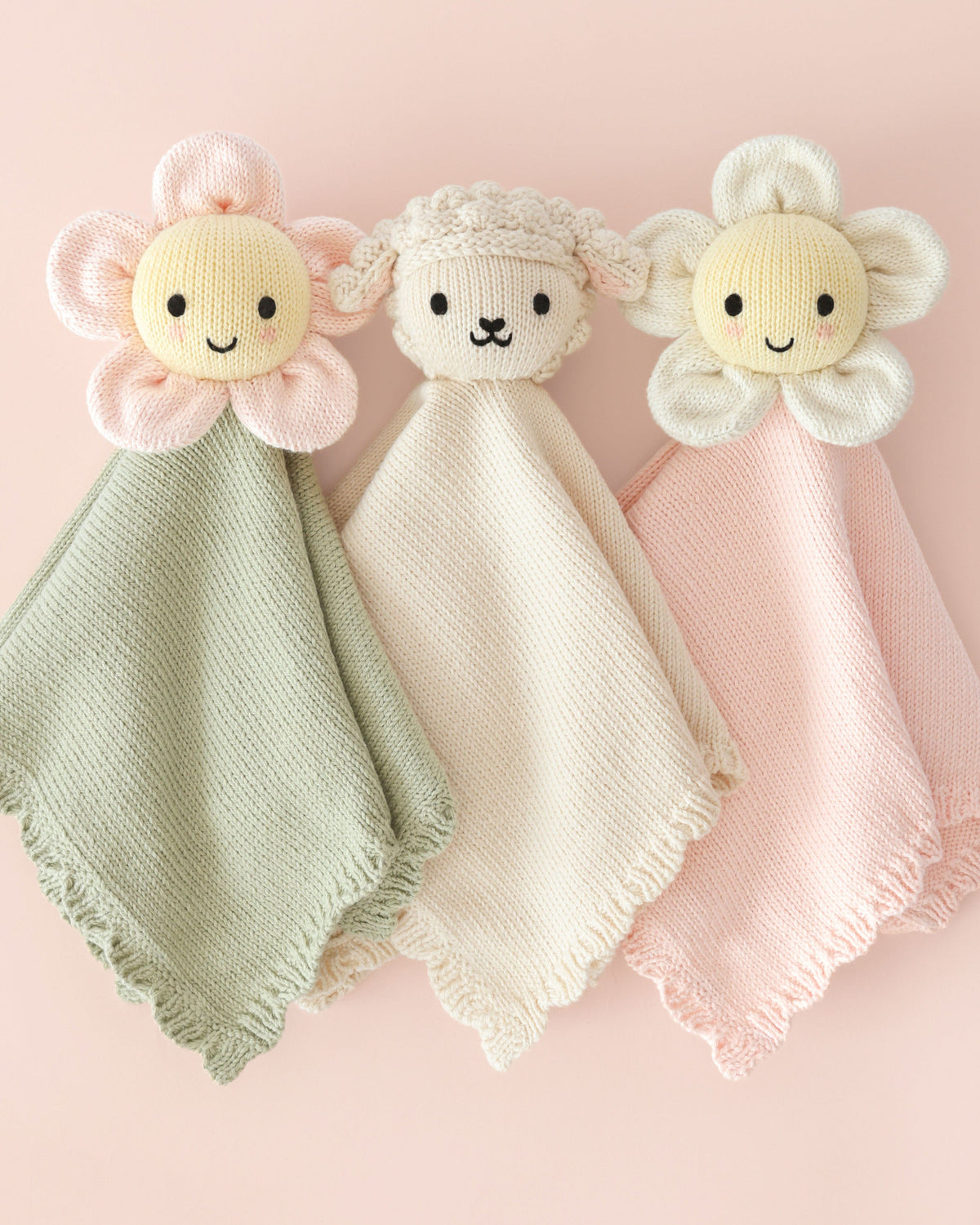 Baby Daisy Lovey (Ivory) cuddle+kind Lil Tulips