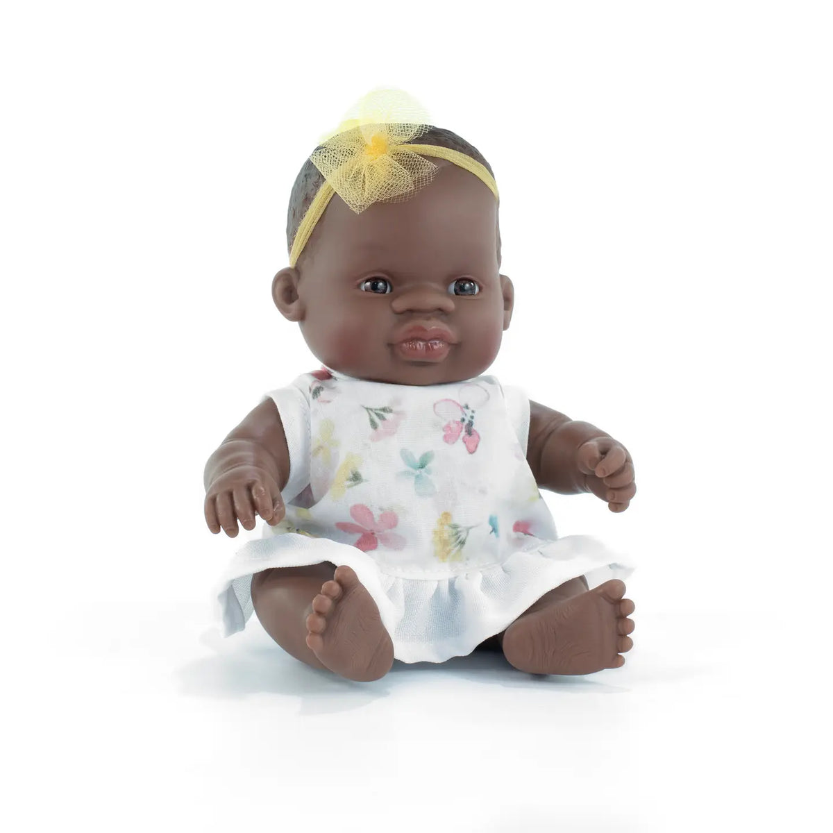 Baby Doll African Girl 8¼" Miniland Lil Tulips
