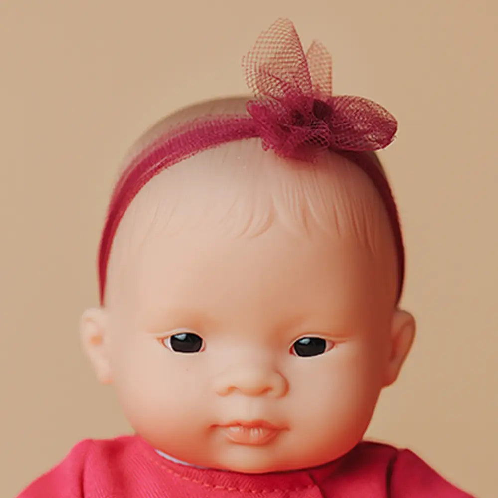 Baby Doll Asian Girl 8¼" Miniland Lil Tulips