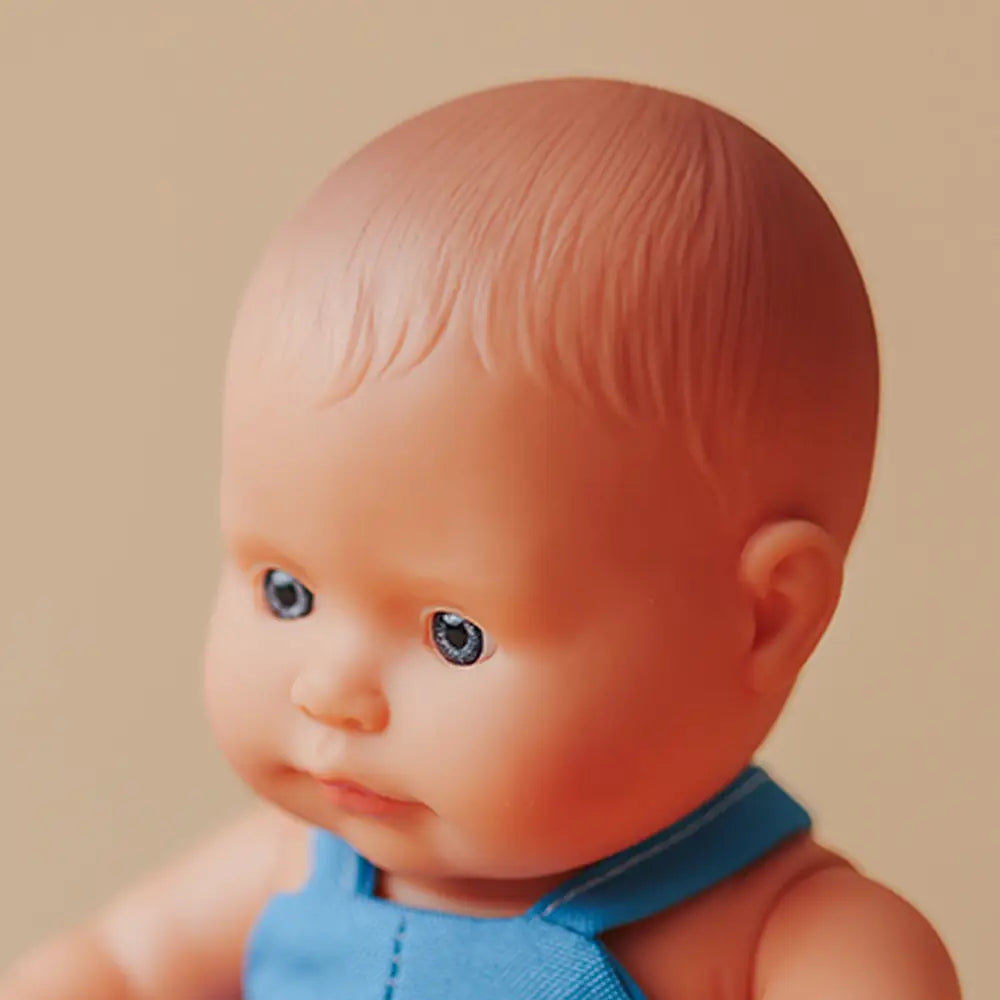 Baby Doll Caucasian Boy 8¼" Miniland Lil Tulips