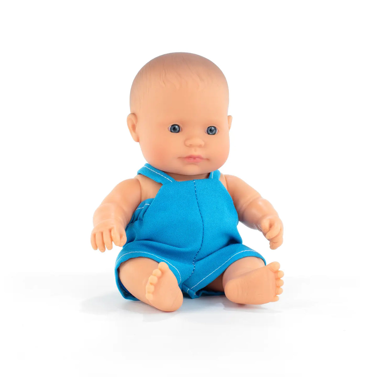 Baby Doll Caucasian Boy 8¼" Miniland Lil Tulips