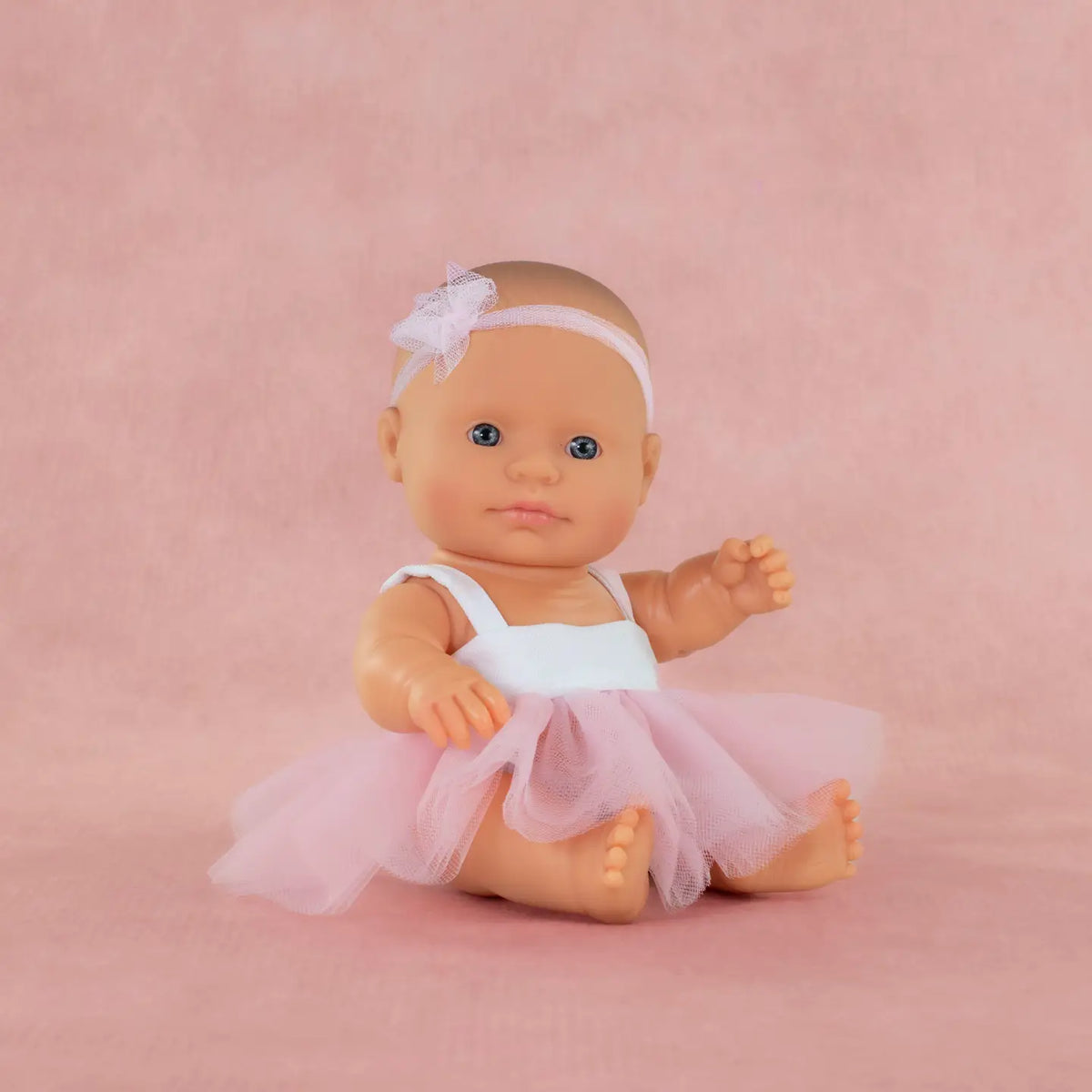 Baby Doll Caucasian Girl 8¼" Miniland Lil Tulips