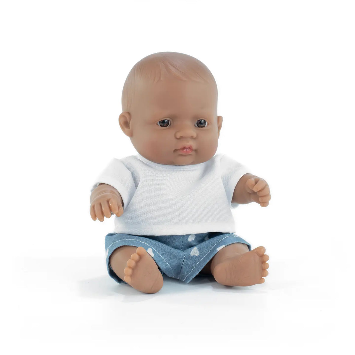Baby Doll Hispanic Boy 8¼" Miniland Lil Tulips