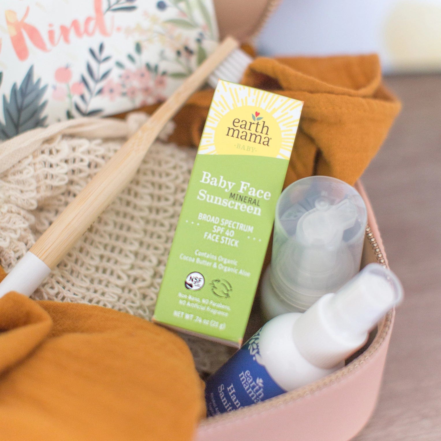 Baby Face Mineral Sunscreen Face Stick - SPF 40 Earth Mama Angel Baby Lil Tulips