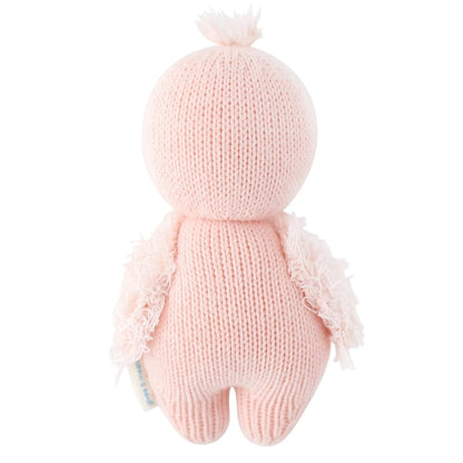 Baby Flamingo Hand Knit Doll - 7" cuddle+kind Lil Tulips