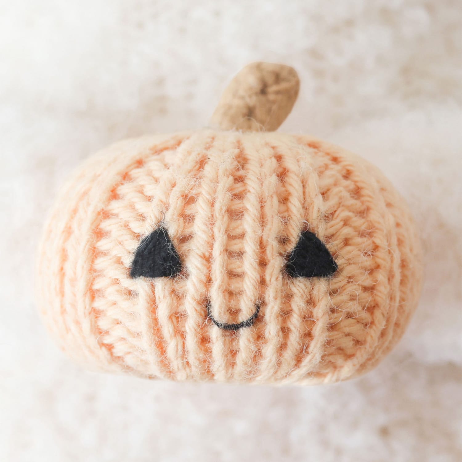 Baby ghost (pumpkin) Hand Knit cuddle+kind Lil Tulips