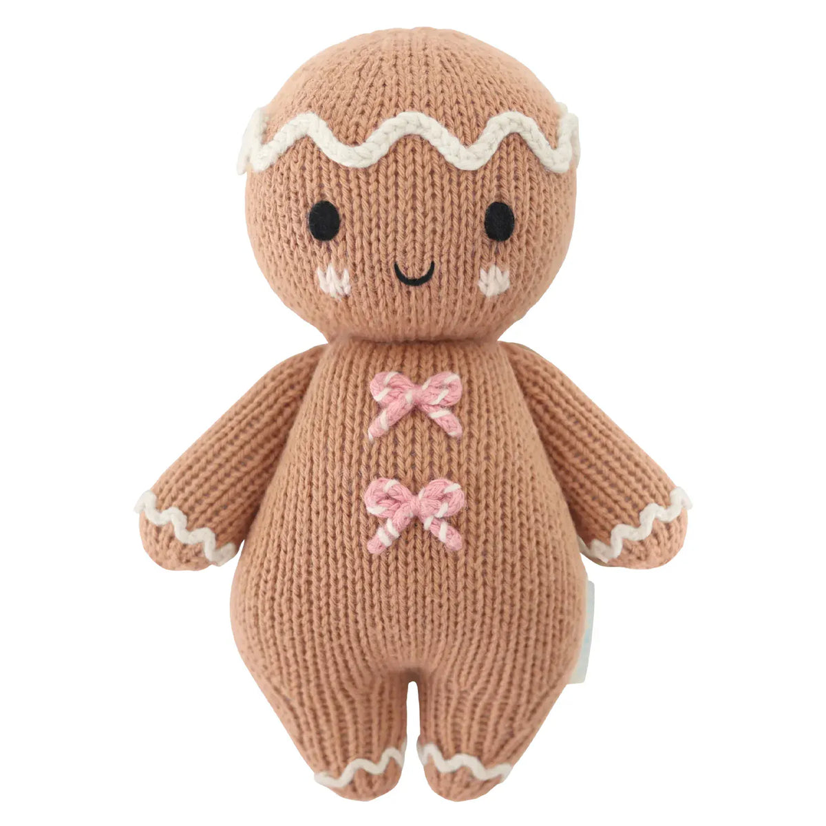 Baby Gingerbread (candy swirl) Hand Knit cuddle+kind Lil Tulips