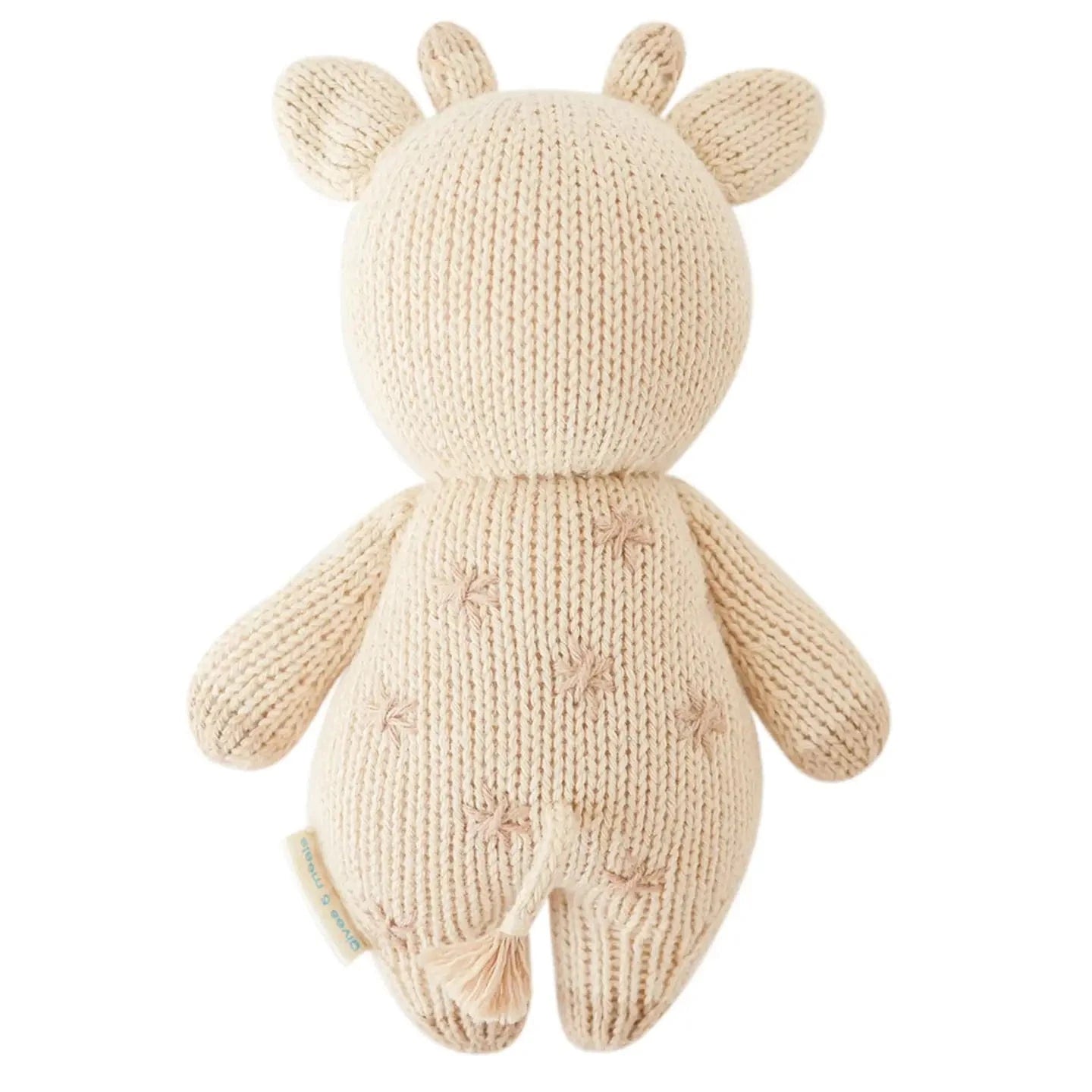 Baby Giraffe Hand Knit Doll cuddle+kind Lil Tulips