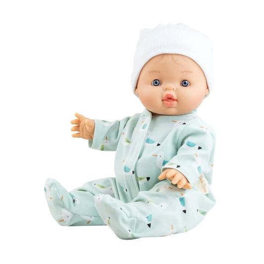 Baby Gordis - Birds Pajamas with White Hat Paola Reina Lil Tulips