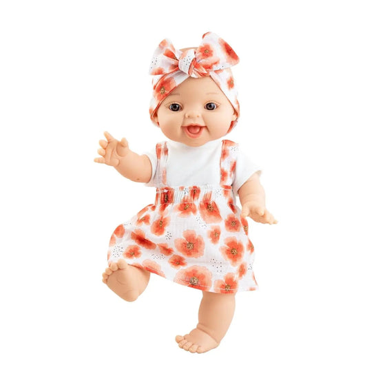 Baby Gordis - Leire with Floral Overalls - Paola Reina Paola Reina Lil Tulips