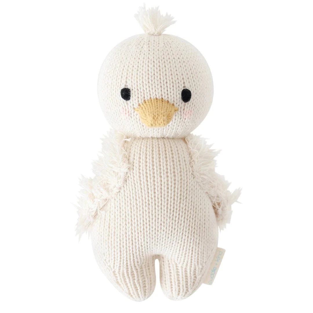 Baby Gosling Hand Knit Doll - 7" cuddle+kind Lil Tulips