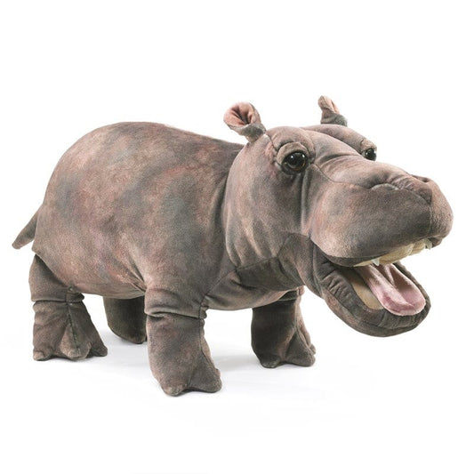Baby Hippo Hand Puppet Folkmanis Puppets Folkmanis Puppets Lil Tulips
