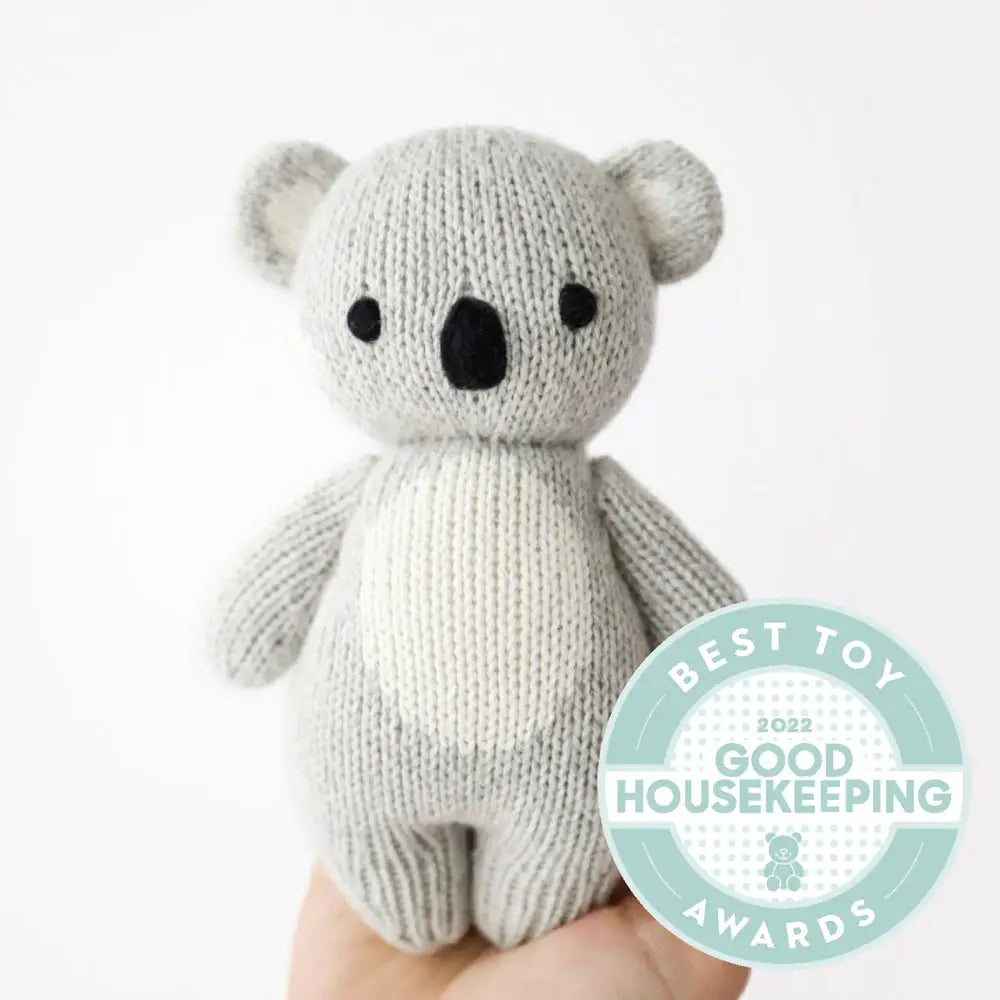 Baby Koala Hand Knit cuddle+kind Lil Tulips