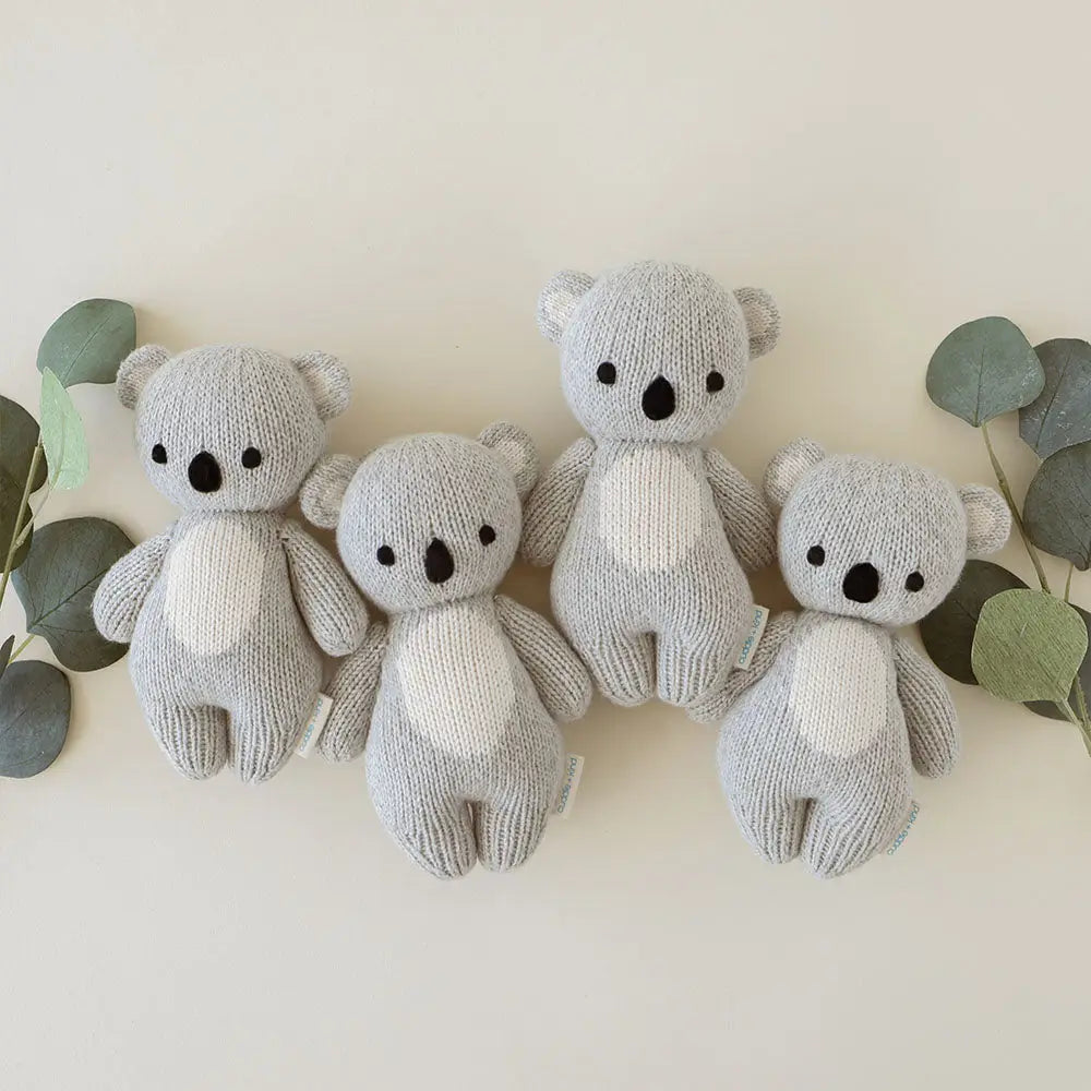 Baby Koala Hand Knit cuddle+kind Lil Tulips