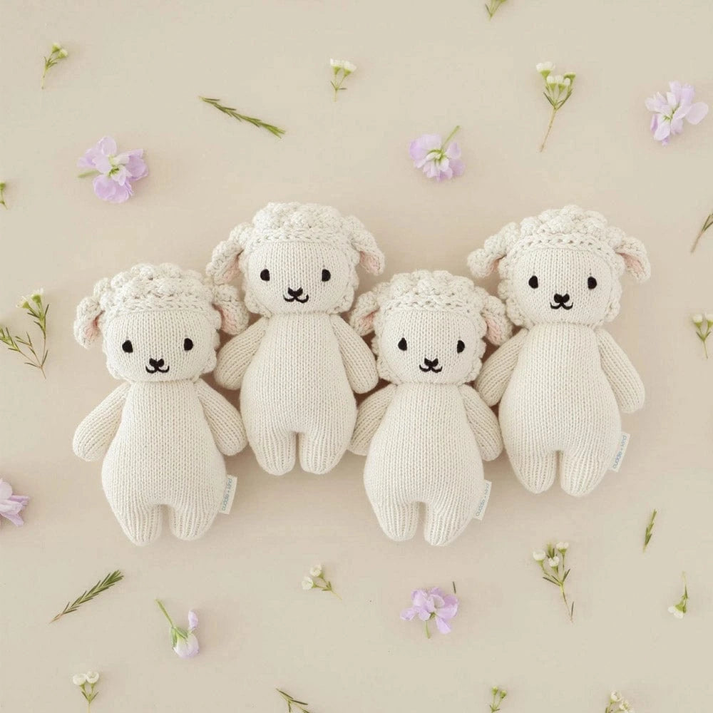 Baby Lamb Hand Knit cuddle+kind Lil Tulips