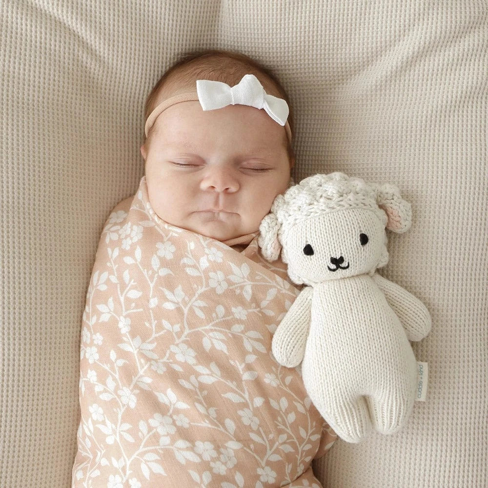 Baby Lamb Hand Knit cuddle+kind Lil Tulips