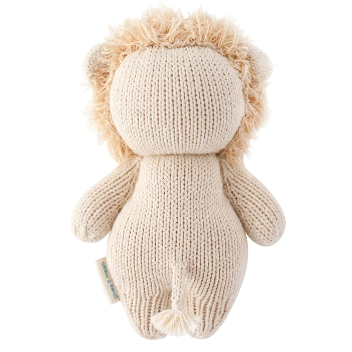 Baby Lion Hand Knit Doll - 7" cuddle+kind Lil Tulips