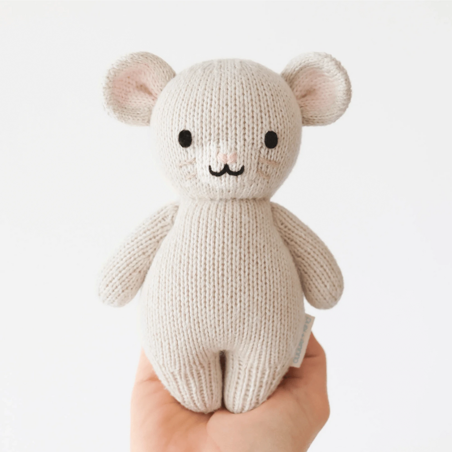Baby Mouse Hand Knit cuddle+kind Lil Tulips
