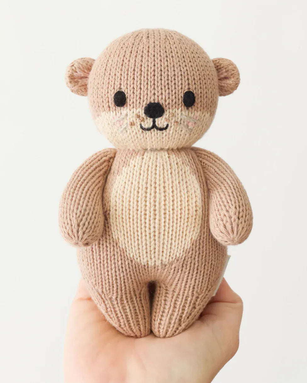 Baby Otter Hand Knit cuddle+kind Lil Tulips