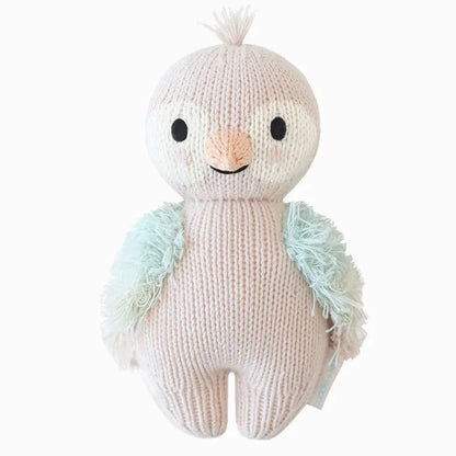 Baby Parrot (Mauve) Hand Knit Doll - 7" cuddle+kind Lil Tulips