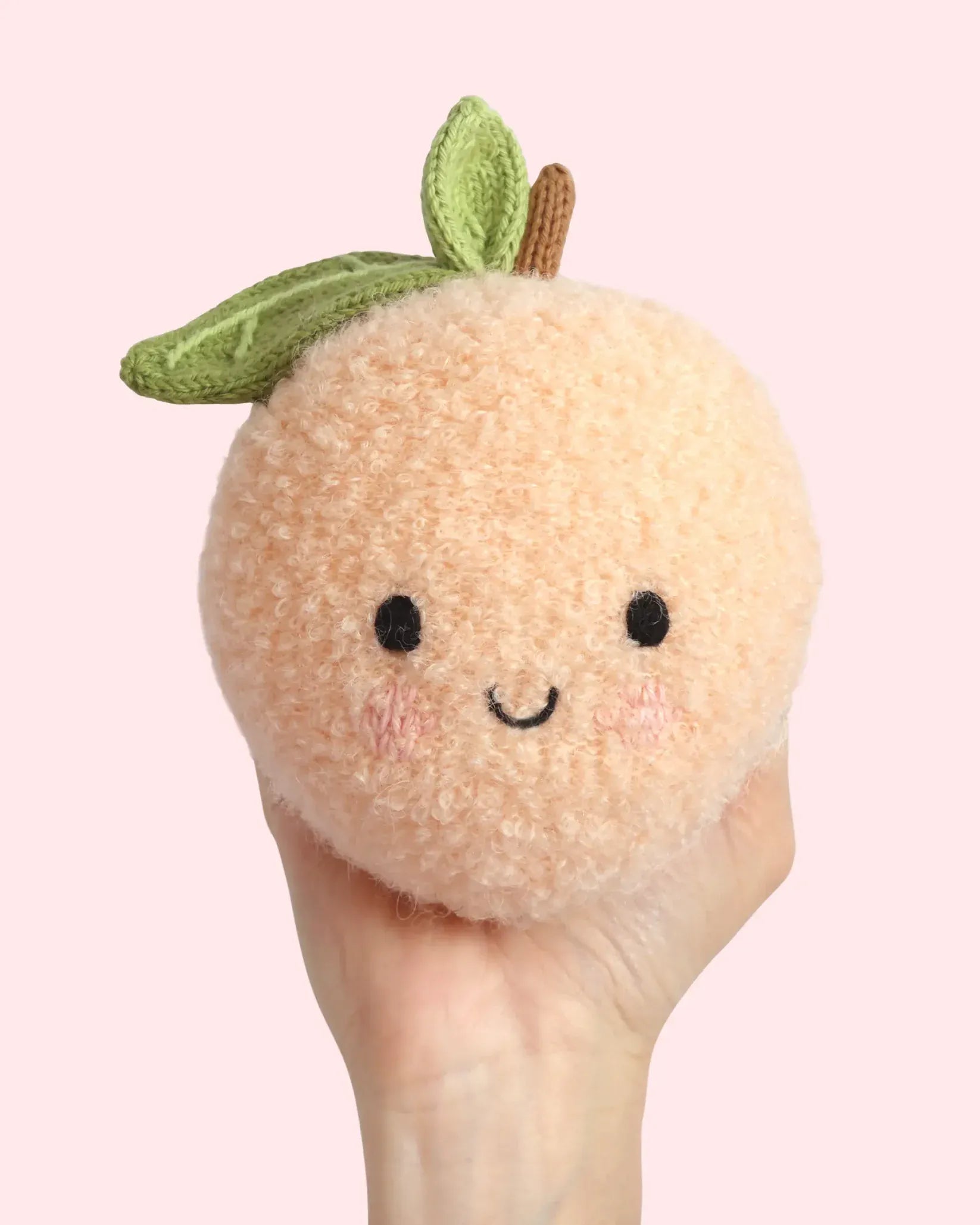 Baby Peach Hand Knit cuddle+kind Lil Tulips