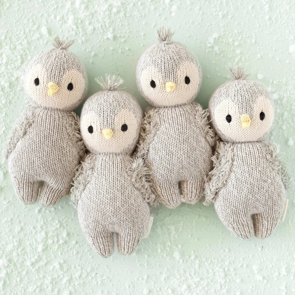Baby Penguin Hand Knit Doll - 7" cuddle+kind Lil Tulips