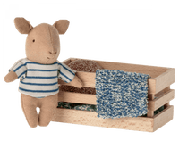 Baby Pig in Box - Boy Maileg Lil Tulips