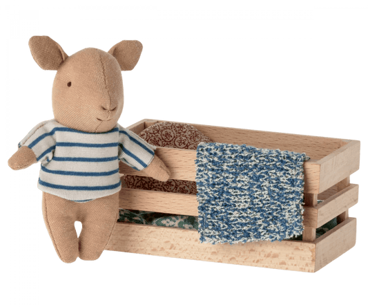 Baby Pig in Box - Boy Maileg Lil Tulips