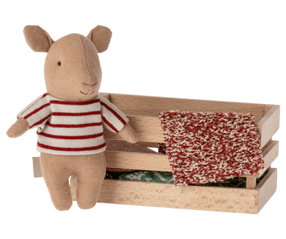 Baby Pig in Box - Girl Maileg Lil Tulips
