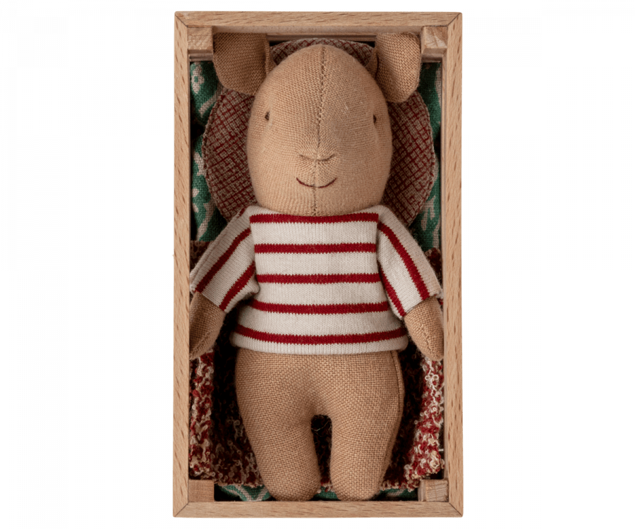 Baby Pig in Box - Girl Maileg Lil Tulips