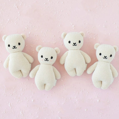 Baby Polar Bear Hand Knit cuddle+kind Lil Tulips