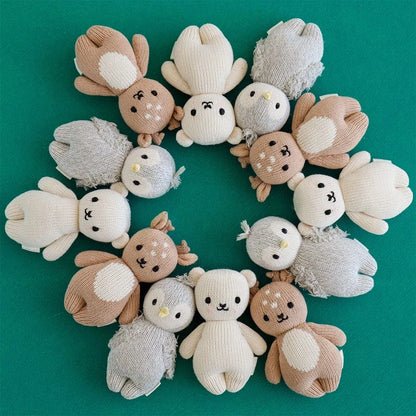 Baby Polar Bear Hand Knit cuddle+kind Lil Tulips