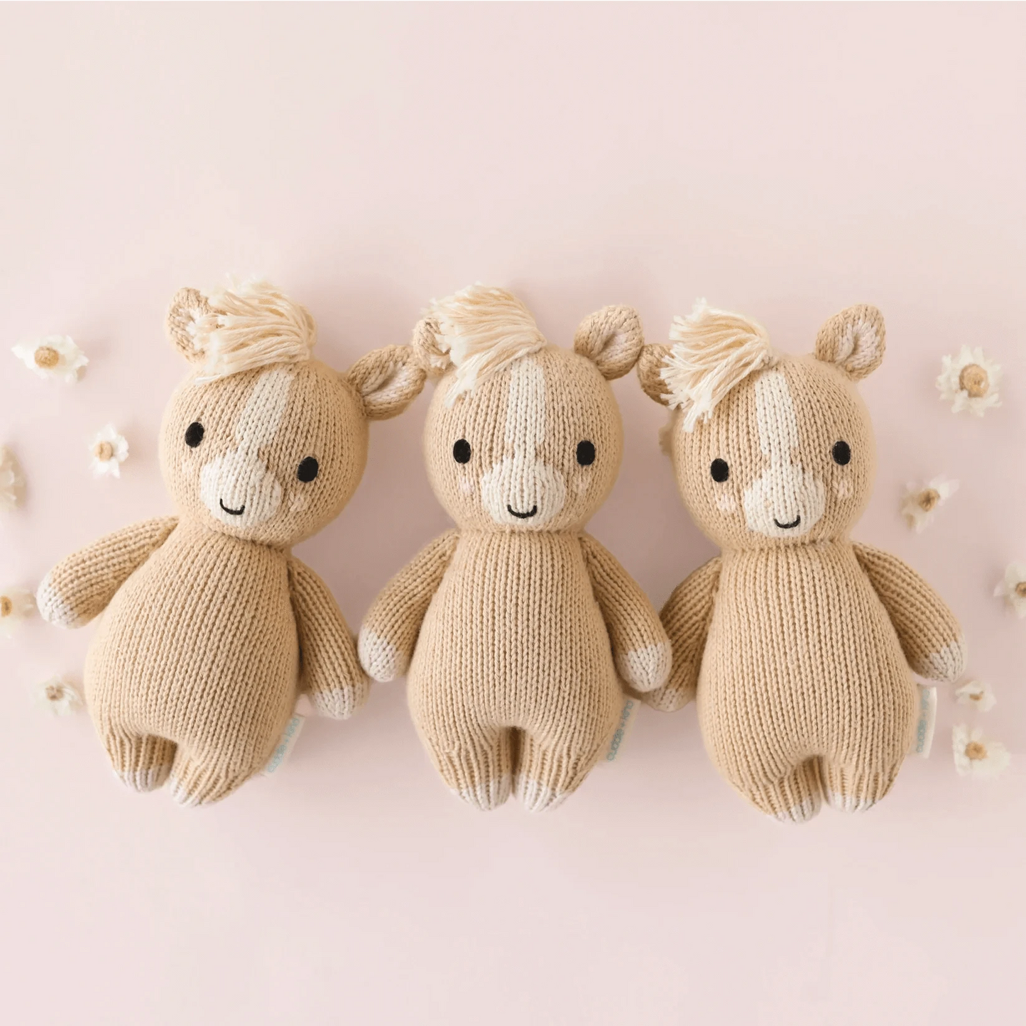 Baby Pony Hand Knit cuddle+kind Lil Tulips