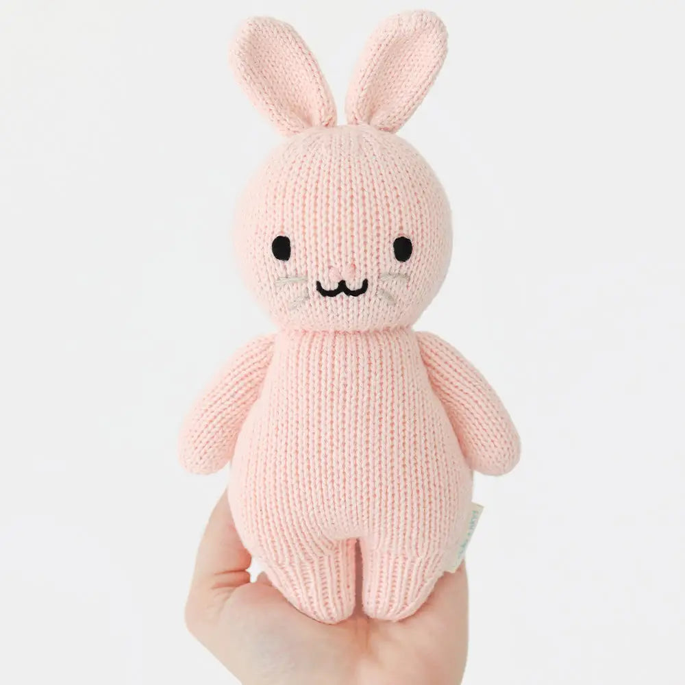 Baby Rabbit Powder Hand Knit cuddle+kind Lil Tulips