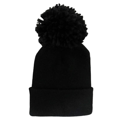 Baby's First Hat - Black Pom SpearmintLOVE Lil Tulips