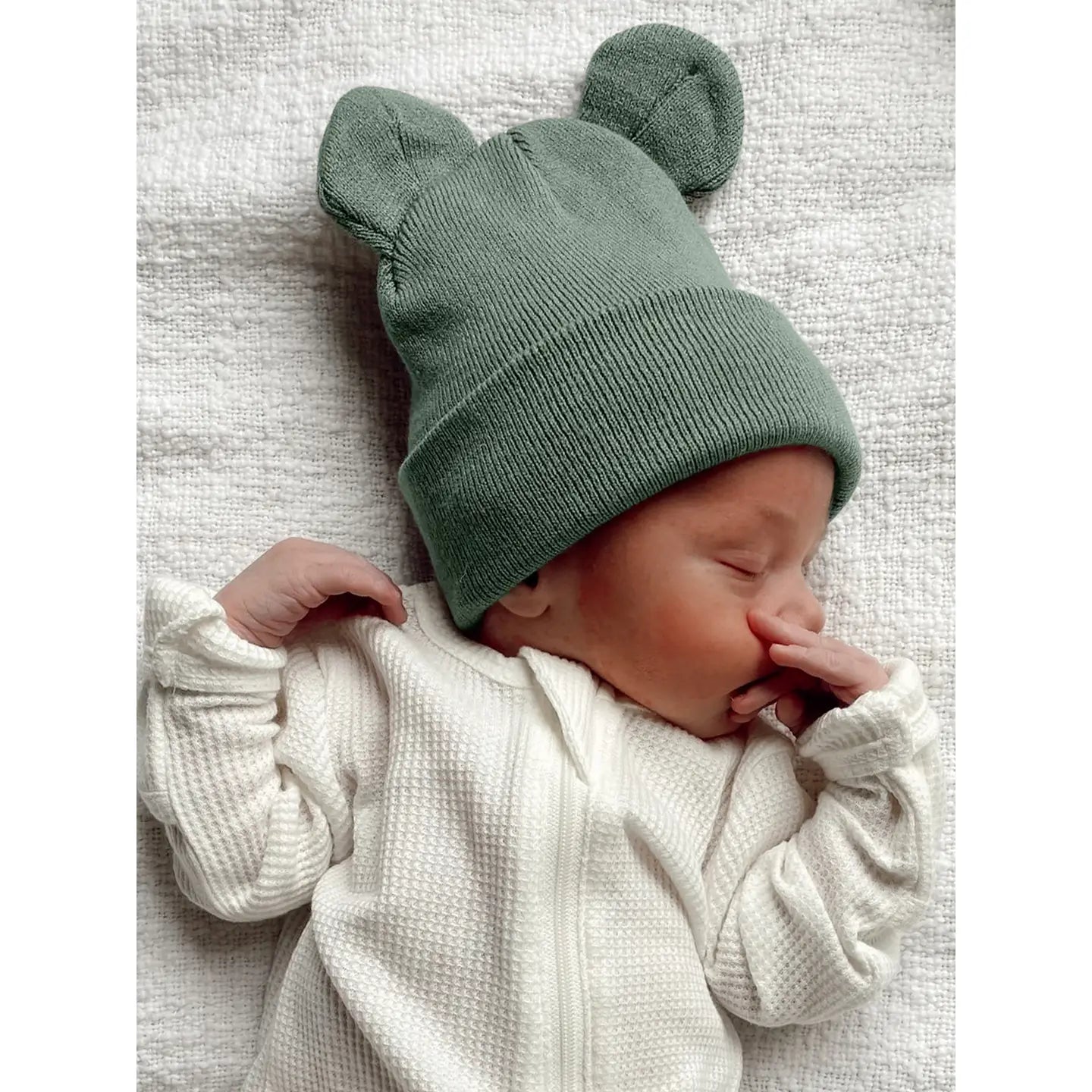 Baby's First Hat - Fern Bear SpearmintLOVE Lil Tulips