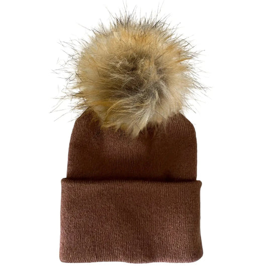 Baby's First Hat - Sandalwood Pom SpearmintLOVE Lil Tulips