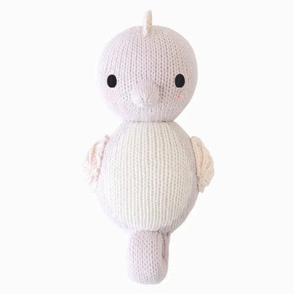 Baby Seahorse (Lilac) Hand Knit Doll - 7" cuddle+kind Lil Tulips