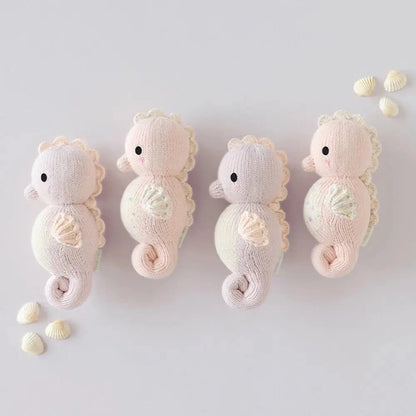 Baby Seahorse (Lilac) Hand Knit Doll - 7" cuddle+kind Lil Tulips