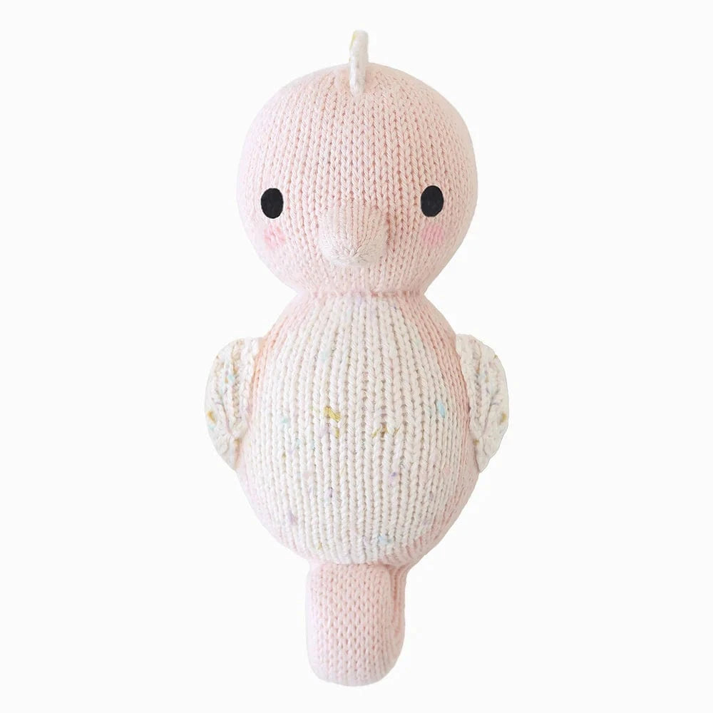 Baby Seahorse Powder Pink Hand Knit cuddle+kind Lil Tulips