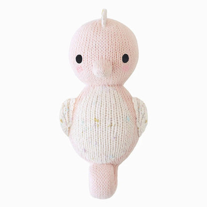 Baby Seahorse Powder Pink Hand Knit cuddle+kind Lil Tulips