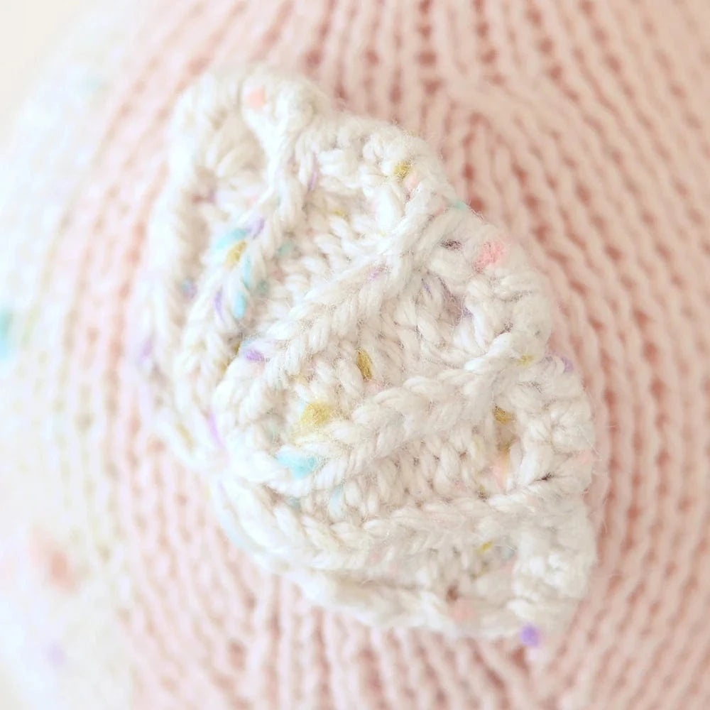Baby Seahorse Powder Pink Hand Knit cuddle+kind Lil Tulips