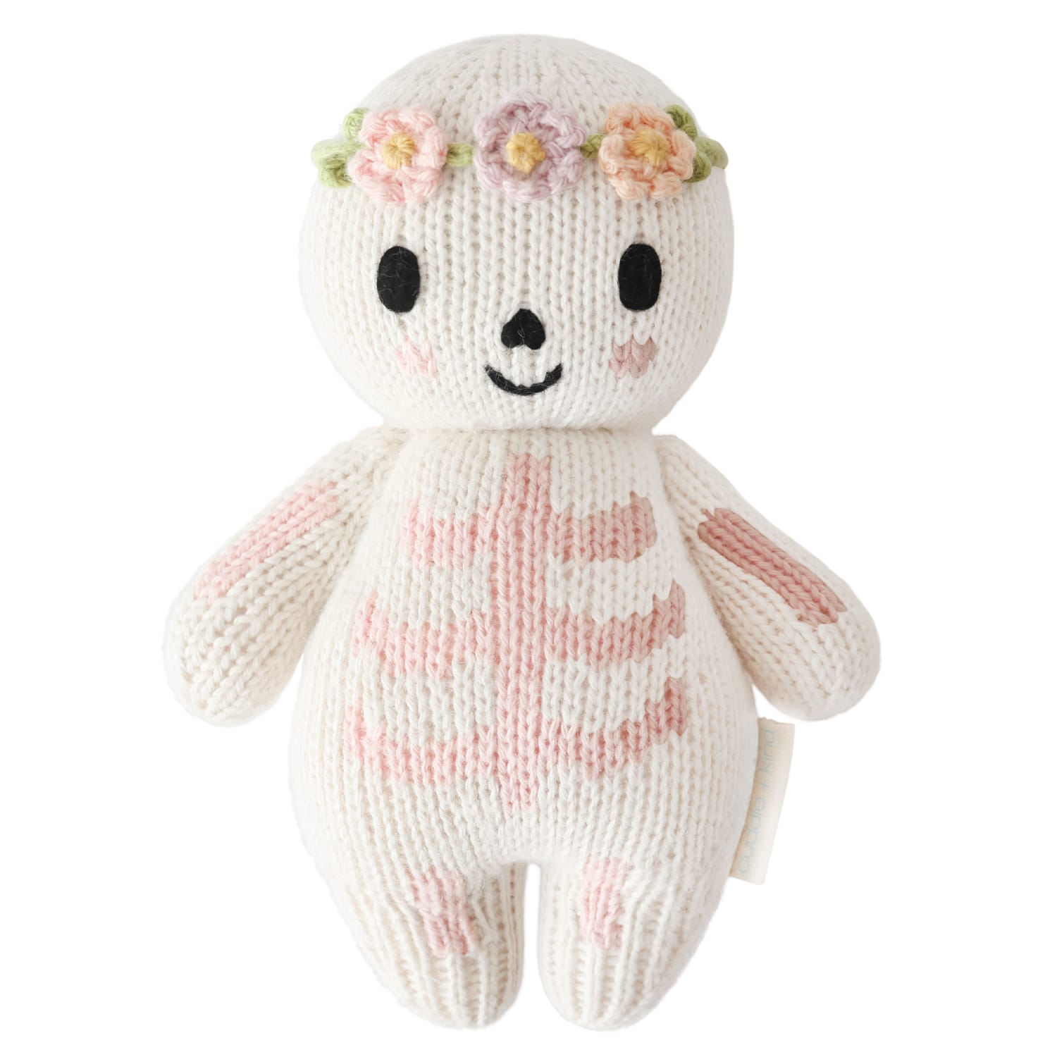 Baby Skeleton (blush) Hand Knit cuddle+kind Lil Tulips