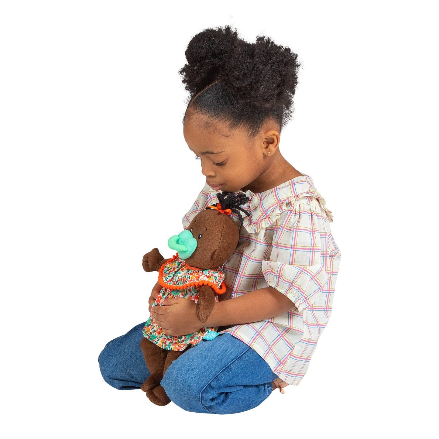 Baby Stella Brown with Black Wavy Tuft Manhattan Toy Company Lil Tulips